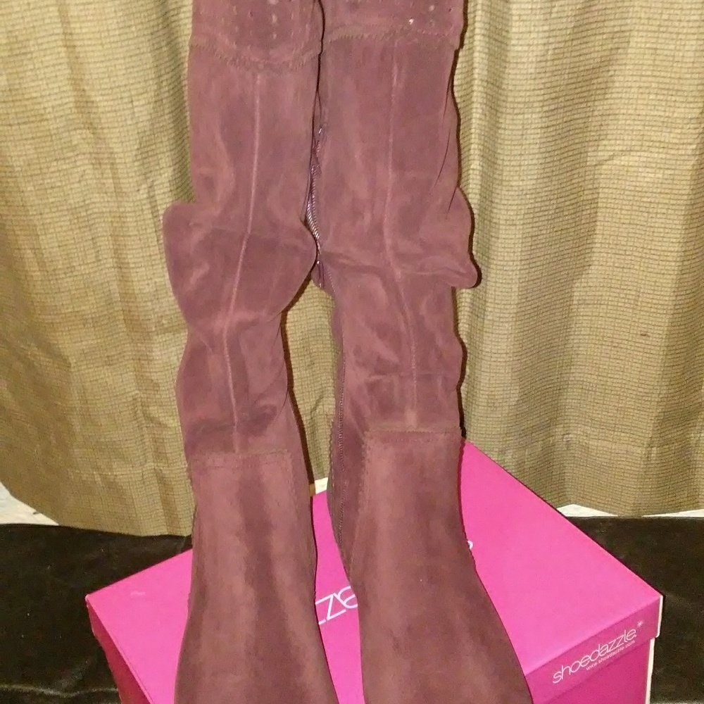 Women's size 10 Burgandy boots